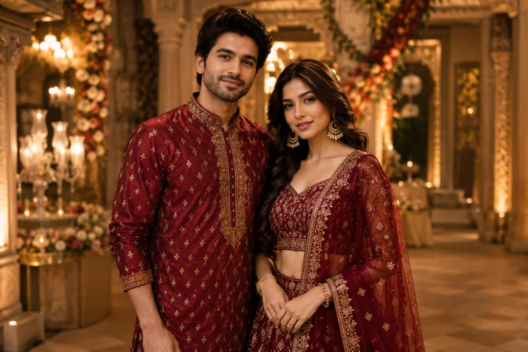 Stylish Couple Clothing Ideas for Cousin Weddings